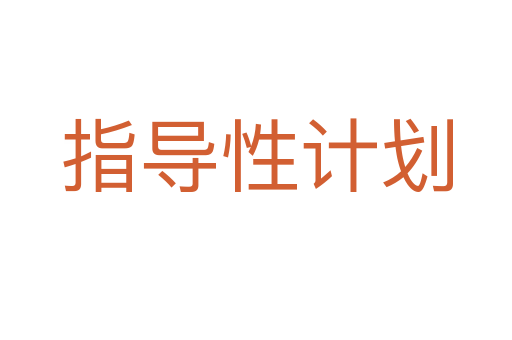 指導性計劃
