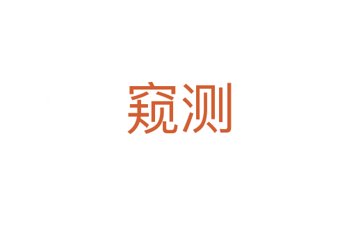 窺測(cè)